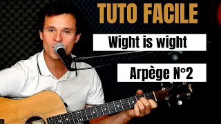 TUTO GUITARE Michel Delpech - Wight is Wight ARPEGE