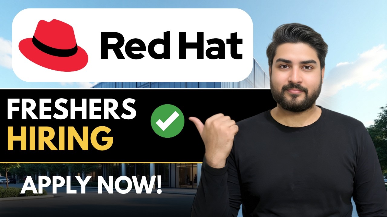 Redhat Hiring Freshers🔥Multiple Hirings