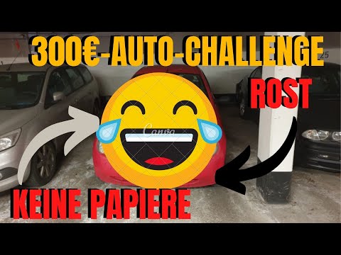 Auto ohne Papiere gekauft | 300€-Auto-Challenge | wer bleibt zuerst liegen?!