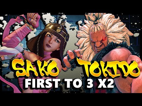 SFV - Tokido ( Akuma ) Vs Sako ( Menat ) | First To 3 X2 | Full Sets - SF5
