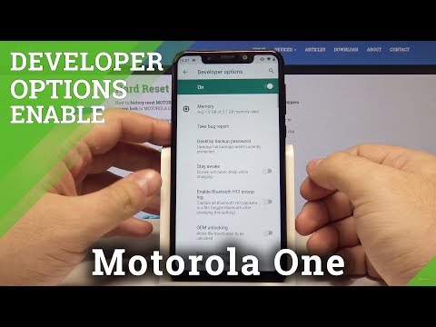 How to Enable Developer Options in MOTOROLA One - USB Debugging / OEM Unlock