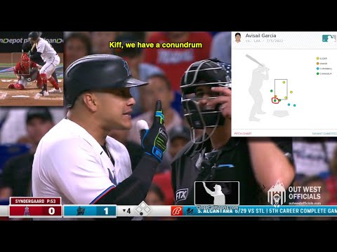 Ejection 091 - Avisail Garcia Run by Lance Barrett After Strike Three Call in Miami