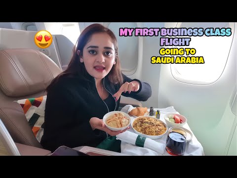 WOW! My lifes 1st Business Class Flight to Saudi Arabia with Famlily