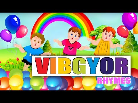 Simply Learn Colours with VIBGYOR | Rainbow Song | Kids club rhymes | Colours Song For Children Video