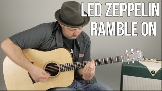 How to Play "Ramble On" by Led Zeppelin on Guitar - Guitar Lesson, Tutorial