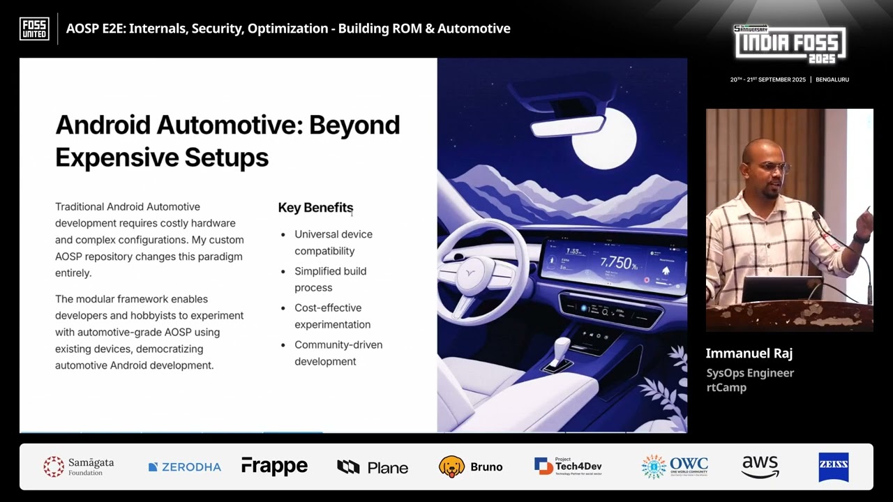 AOSP E2E: Internals, Security, Optimization - Building ROM & Automotive