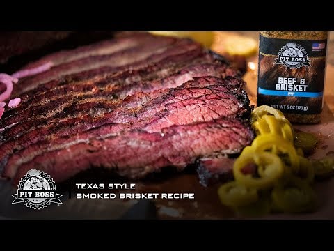 Pit Boss Texas Style Smoked Beef Brisket