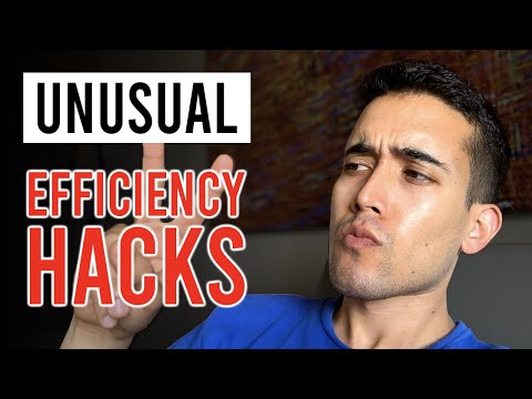 2 Uncommon Efficiency Hacks | Friction & Self-Imposed Rules Video