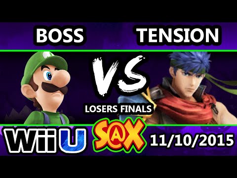 S@X 123 - Boss (Luigi) Vs. Arc | Feel Tension (Fox, Ike) SSB4 Losers Finals - Smash Wii U  - Smash 4