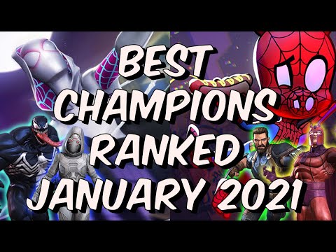 Best Champions Ranked January 2021 - Seatin's Tier List - Marvel Contest of Champions