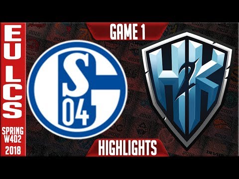S04 vs H2K Highlights | EU LCS Week 4 Spring 2018 W4D2 | FC Schalke 04 vs H2K Highlights