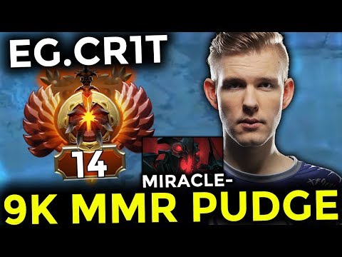 When EG.Crit Pudge & Nigma.Miracle at the Same Team Insane 9K MMR Battle | Genius Pudge