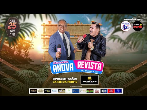 PROGRAMA ANOVA REVISTA NO RÁDIO E NA TV DIA 25-01-2025