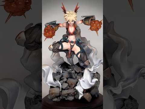 【ヒロアカ】爆豪勝己(女体化)のフィギュアを作ってみた【粘土】How to make a figure of Bakugo katsuki female ver.  #figure #ヒロアカ