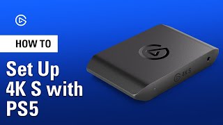 Video thumbnail for How to Stream or Record PlayStation 5 with Elgato Game Capture 4K S by Elgato