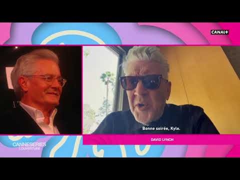 David Lynch Congratulating Kyle MacLachlan for the CANAL+ Icon Award, April 2024