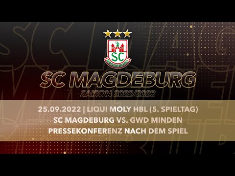 Pressekonferenz: SC Magdeburg vs. GWD Minden  l LIQUI MOLY HBL (5. Spieltag) l