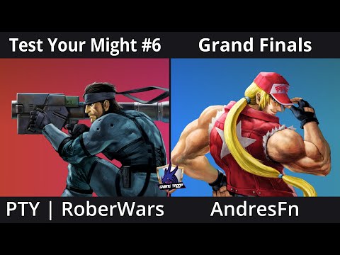 Test Your Might 6  GRAND FINAL - RoberWars (Snake) Vs. AndresFn (Terry) - SSBU Tournament