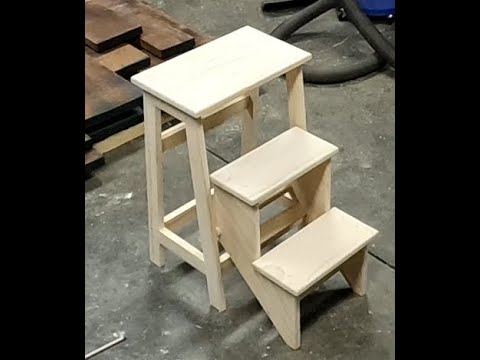 3 Tier Pine Step Stool | Easy 1-Day Woodworking Build for BIG Profit!