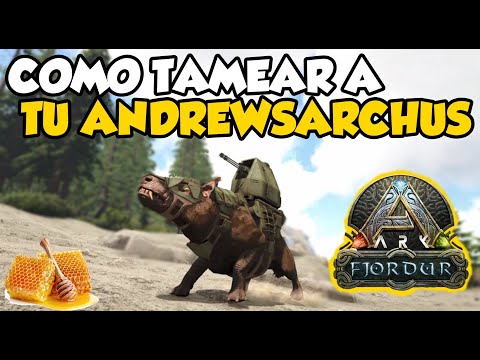 COMO TAMEAR A TU ANDREWSARCHUS! EL TAMEO MAS COMPLICADO DE ARK🥵