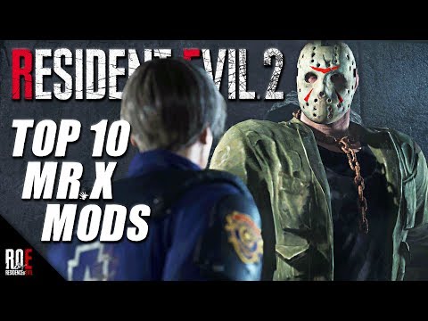 RESIDENT EVIL 2: REMAKE || TOP 10 MR. X MODS!