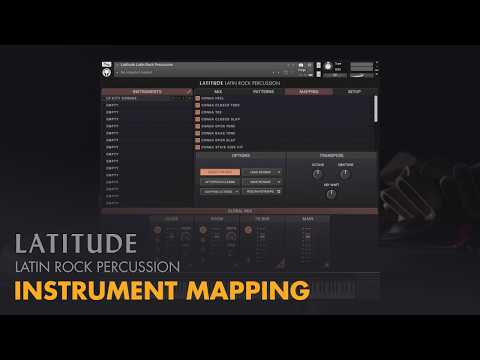 Video for Latitude Latin Rock Percussion - Instrument Mapping