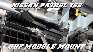 NISSAN PATROL Y62 UHF MODULE MOUNT How to Install