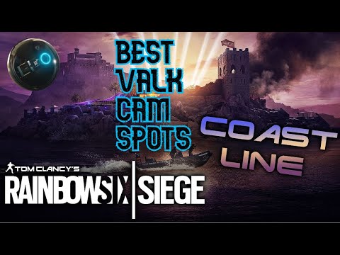 20 * BEST * Valkyrie Cam Spots On Coastline - Rainbow Six Siège