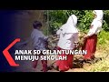 Viral Anak SD Sebrangi Sungai Demi Capai Sekolah
