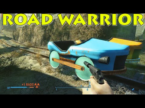 Fallout 4: Nuka World -- Should have had drive-able cars with mounted weapons -- 1080p60