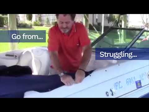 Boat Cover Snaps made easy with Snappi