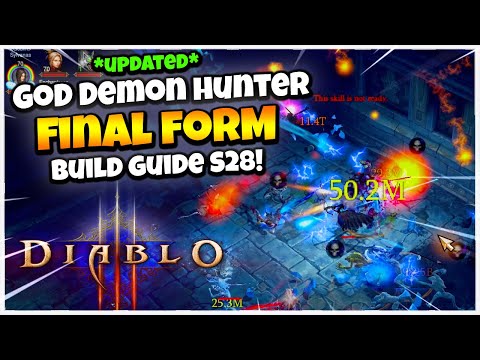 Diablo 3 Demon Hunter GoD's FINAL FORM Build Guide Season 28!