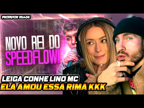 (ESSA RIMA ELA AMOU!!) LEIGA Reagindo NOVO REI DO SPEEDFLOW - Lino MC 👾  (REACT)
