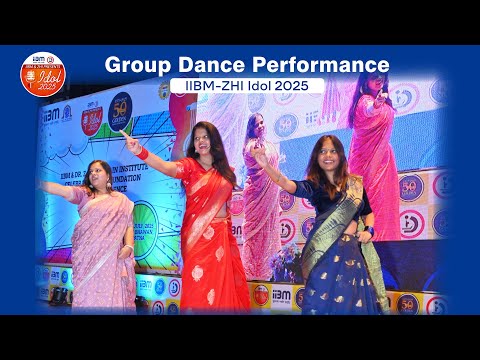 Electrifying group dance performance at IIBM-ZHI Idol 2025 — A celebration of rhythm & unity.