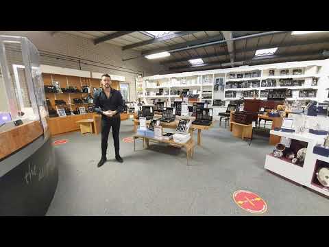 James Price at the Arthur Price Factory Shop in Lichfield