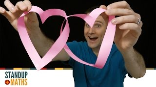 Romantic Mathematical Shape: möbius-loop hearts