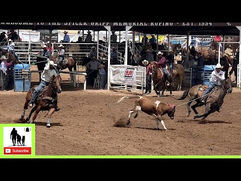14.5 Team Roping 2nd Go Part 1 - 2024 Spicer Gripp Memorial Roping