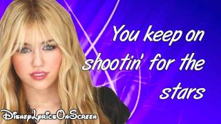 Hannah Montana - Kiss It Goodbye (Lyrics Video) HD
