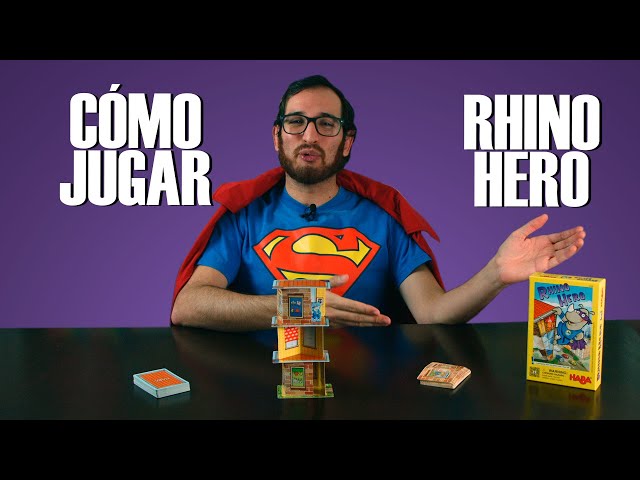 Vídeo relacionado con HABA 302273 - Rhino Hero, Juego Infantil de Mesa de Habilidad. Más 5 años