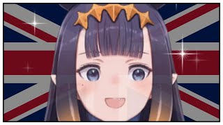 Ina showing us her best British English