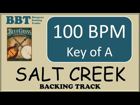 Salt Creek - bluegrass backing track