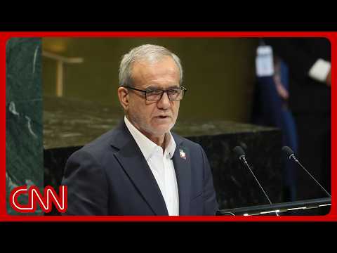 Live: Iranian President Masoud Pezeshkian addresses UN General Assembly