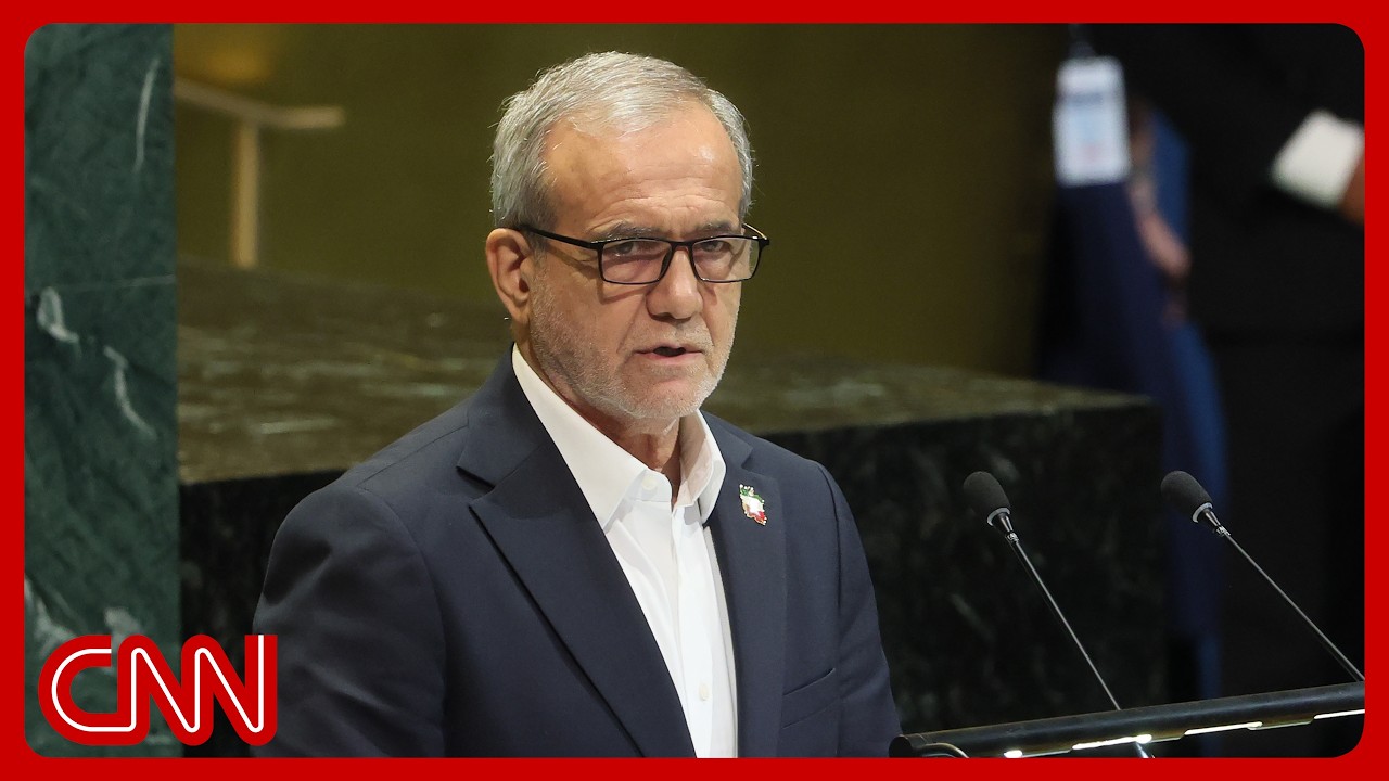Live: Iran President Masoud Pezeshkian addresses UN General Assembly
