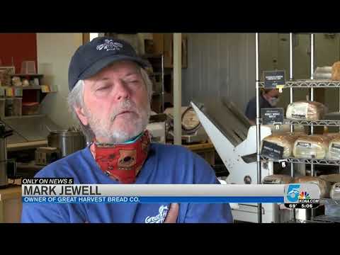 Estamos abertos, Colorado: Great Harvest Bread Co. ajuda a alimentar Colorado Springs