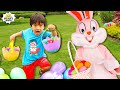 Huge Easter Eggs Hunt With Ryan And The Easter Bunny