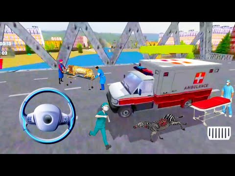 Animal Rescue Ambulance Simulator 2022 -  Emergency Rescue Ambulance Driver - Andriod Gameplay