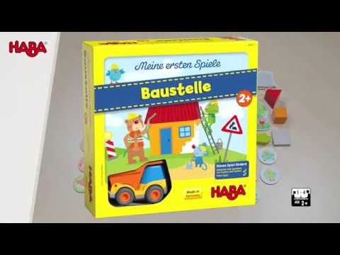 HABA Meine ersten Spiele – Baustelle (Anleitung) | Kinderspiel ab 2 Jahren