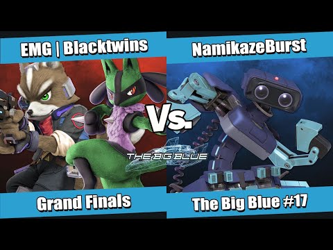 The Big Blue #17 Grand Finals - EMG | Blacktwins (Fox, Lucario) vs NamikazeBurst (R.O.B)