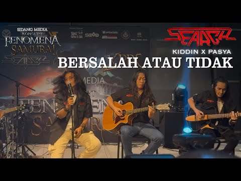 Unplugged Bersalah Atau Tidak - Search Kiddin ft. Pasya (PC Konsert Fenomena Samurai) 
