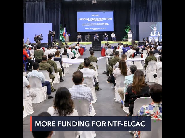 Duterte’s party urges Congress to increase NTF-ELCAC funding